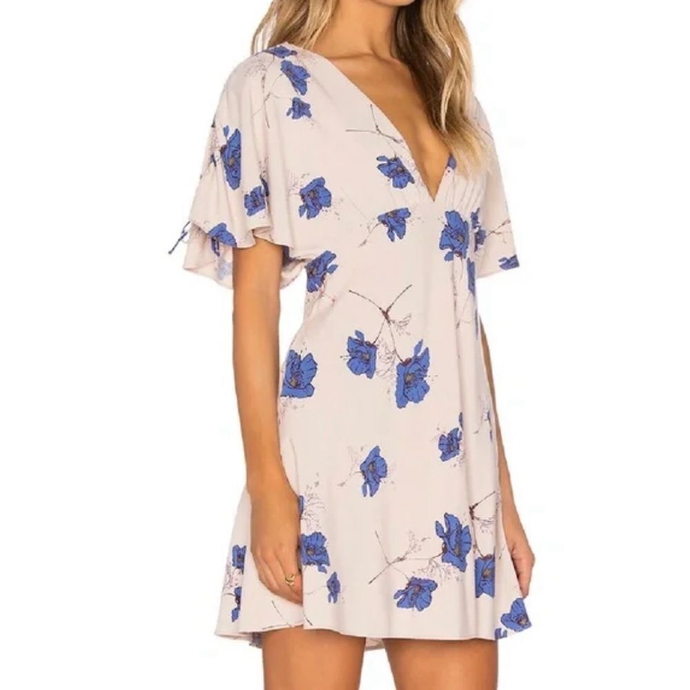 Free People - Pearl Melanie Women's Printed Floral Mini Dress